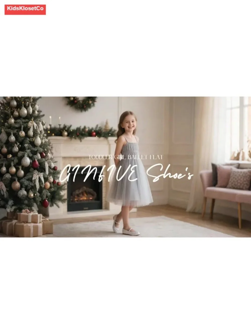 Toddler Girls Mary Jane Flats, Ballerina Shoes, Lightweight Rubber Sole